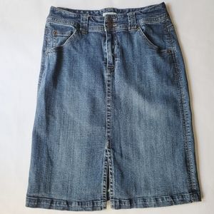 St. John's Bay Stretch Denim Skirt